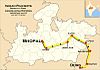 Amarkantak Express (Bhopal - Durg) Route map.jpg