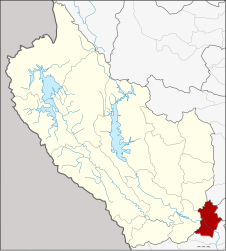Districtul Tha Maka - Hartă