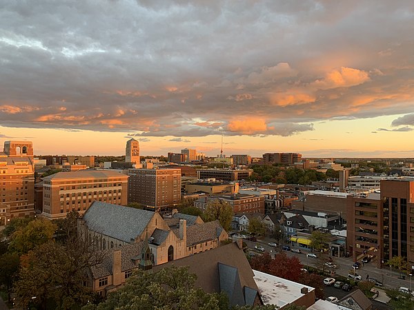 Image: Ann Arbor sunset 2018