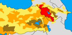 Historical and modern distribution of Armenians