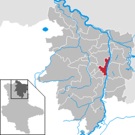Kaart van Arneburg