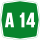 Шоссе A14 Италия.svg