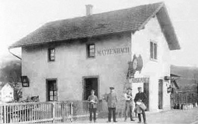 Eisenbach-Matzenbach station (formerly called Matzenbach) in 1912