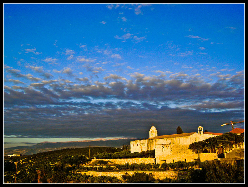 File:Balamand Monastery at Evening.jpg