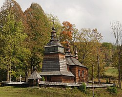 Griechisch-katholische Holzkirche der Lemkos