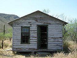 Bates Well Ranch bunkhouse at the National Monument