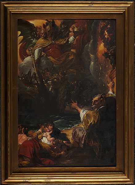 File:Benjamin West - The Beast Riseth Out of the Sea - L.1997.109 - Princeton University Art Museum.jpg