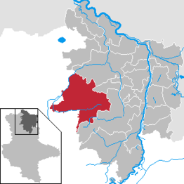 Kaart van Bismark (Altmark)