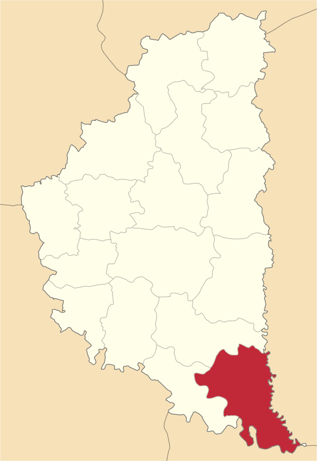 Location of Borščivas rajons