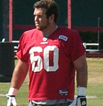 De la Puente at 49ers training camp in August 2010 Brian de la Puente at 49ers training camp 2010-08-09.JPG