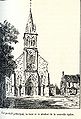 Nouvelle église gravure de 1908 (scan Briouze à travers les âges)