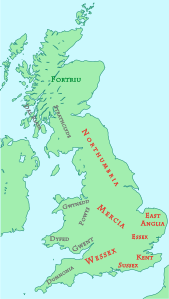 Regno del Kent - Localizzazione