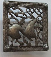 Bronze buckle, Georgian, 1st to 4th century AD