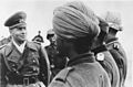 Генерал-фельдмаршал Роммель инспектирует укрепления и моральное состояние войск. Февраль 1944 года.