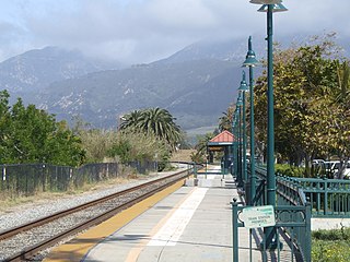 <span class="mw-page-title-main">Carpinteria station</span> Railway station in Carpinteria, California