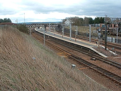 How to get to Carstairs Station with public transport- About the place