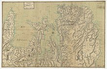 1685 - Carte des environs de Brest.