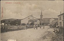 Vue historique de la Grande Rue (Carte postale J. Armand Bougé).