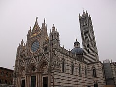 Catedral de Siena (Gótico italiano).