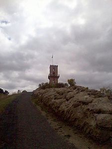 Centenary Tower (2013) Centenary Tower in Mount Gambier (from base of hill, 2013).jpg