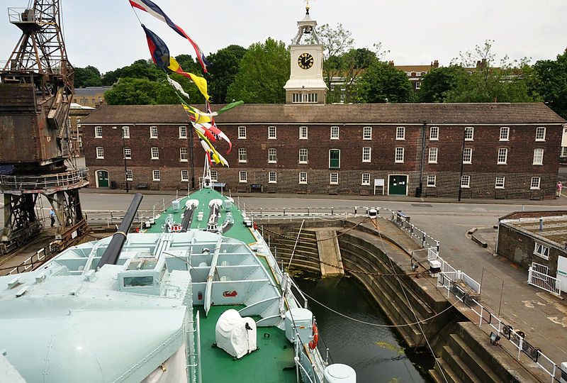 File:Chatham Clock Tower Building from HMS Cavalier.jpg