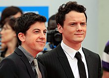 Christopher Mintz-Plasse and Anton Yelchin at a screening of Fright Night at the Deauville American Film Festival in September 2011 Christopher Mintz-Plasse, Anton Yelchin 2011.jpg