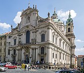 The Church of Saint Nicholas in Prague (Czech Republic), built between 1704 and 1755