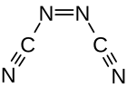 Structure of cis-azodicarbonitrile