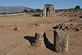 Forum gate of Capara (Cáparra)