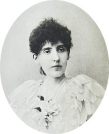 A portrait of Cláudia de Campos in her 1894 book Último Amor.