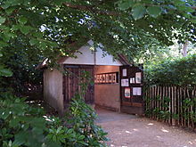 The garage of Clouds Hill containing an exhibition on the life of Lawrence CloudsHill2.jpg