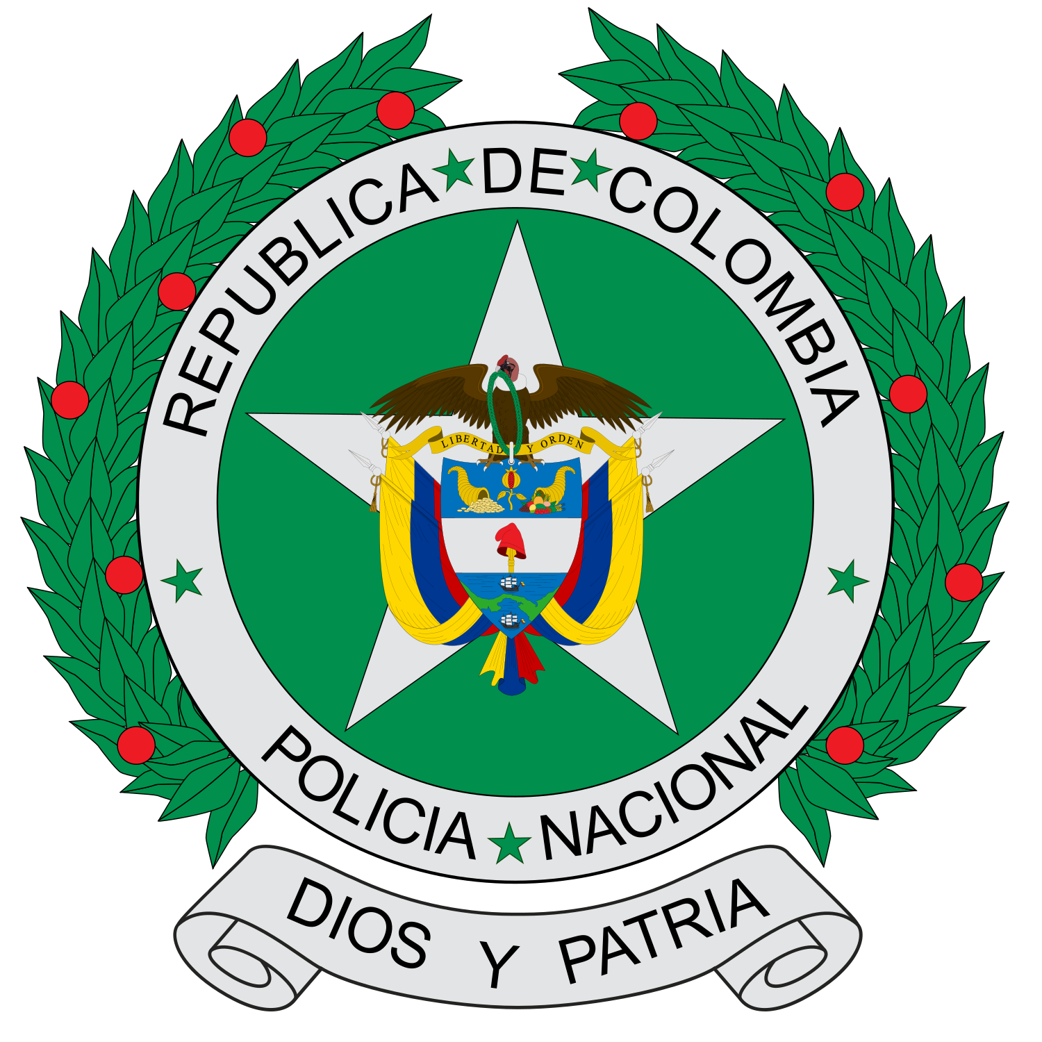 Placa AG Policia Nacional