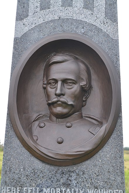 Monument to Ward at Gettysburg