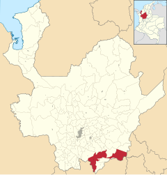 Sonsón – Mappa