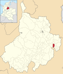 San José de Miranda - Carte