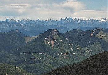 Colquhoun Peak seen from Noble Knob