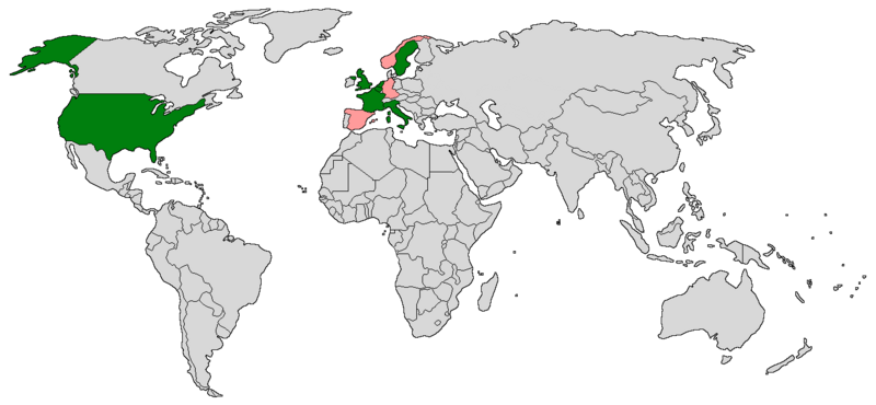 File:Countries with F1 Powerboat races in 1984.png