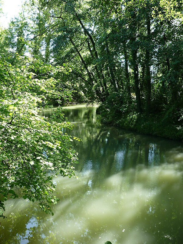 The course of the river, near Saint-Sulpice