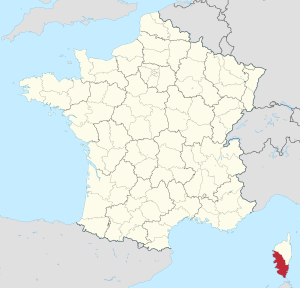 Département 2A in France.svg