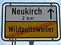 N.-Wildpoltsweiler Neukirch 2 km ↑