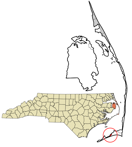 File:Dare County North Carolina incorporated and unincorporated areas Frisco highlighted.svg