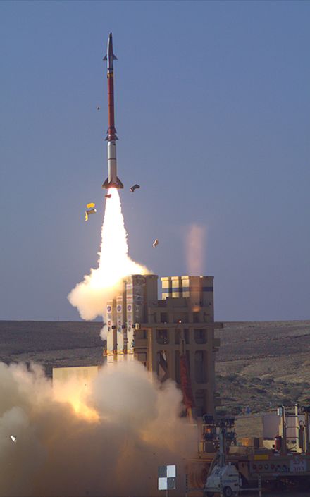 Israel's David's Sling, designed to intercept tactical ballistic missiles
