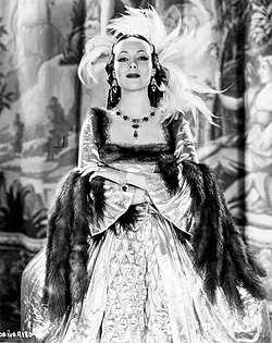 Dolores del Río a Madame Du Barry című filmben 1934-ben