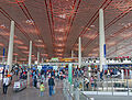 * Nomination Departure hall at Beijing Capital International Airport Terminal 3. --Daniel Case 19:40, 20 June 2015 (UTC) * Decline Insufficient quality. Composition, magenta CA, people leaning, detail res. Sorry --Moroder 07:37, 26 June 2015 (UTC)