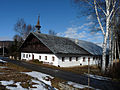 Čeština: Dům čp. 10 ve vsi Dobrá severně od obce Stožec v okrese Prachatice. English: House No 10 in the village of Dobrá, Bohemian Forest, part of the municipality of Stožec, Prachatice District, Czech Republic.