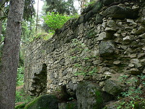 Wall remains