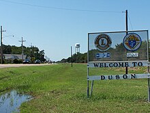 Bestand:Duson_Welcome_sign.jpg