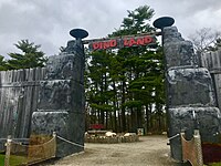 The main entrance to Dino-Land, opened in 2014.