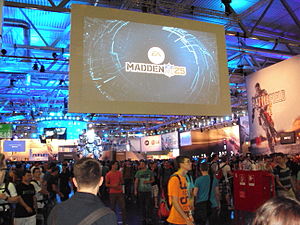 Stand van Electronic Arts (EA) op Gamecom 2013