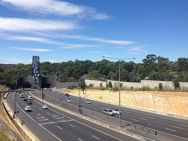 Entrance to Eastlink tunnels, Melbourne.jpg